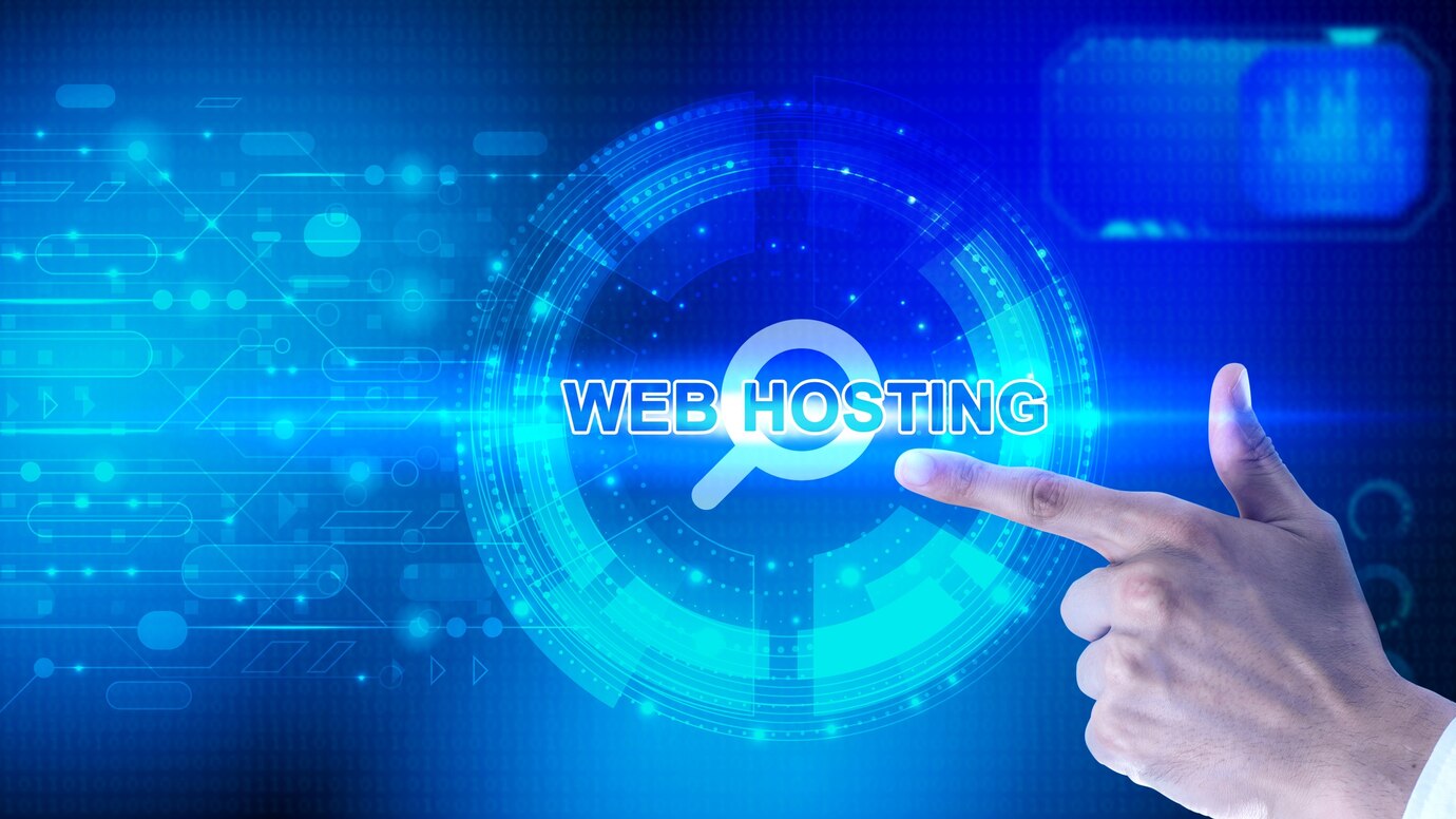 website hosting concept with futuristic composition 23 2149406763